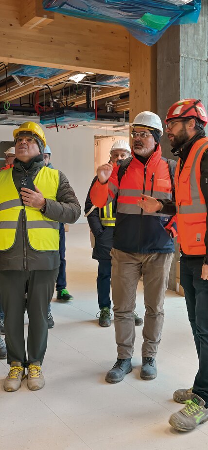 Visita cantiere "Zucchetti Village" per progettisti | © Matteo Piazza