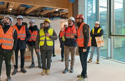 Visita cantiere "Zucchetti Village" per progettisti | © Matteo Piazza