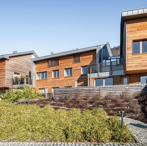 Wooden residential complex in the province of Bergamo | © Andrea Ceriani