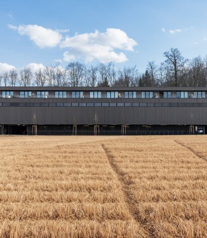 Supermarket and rental flats in timber construction | © Roland Wehinger